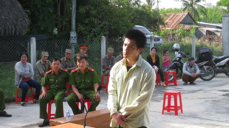 TAND huyện Tân Biên: Xét xử lưu động vụ tàng trữ trái phép chất ma túy.