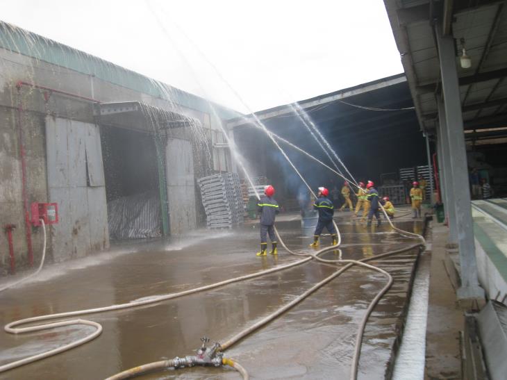 Thực tập phương án chữa cháy và cứu nạn, cứu hộ tại Công ty TNHH Tiến Thành