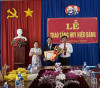 Tân Biên trao tặng huy hiệu 50  năm tuổi đảng cho đảng viên thuộc Đảng bộ xã Thạnh Tây