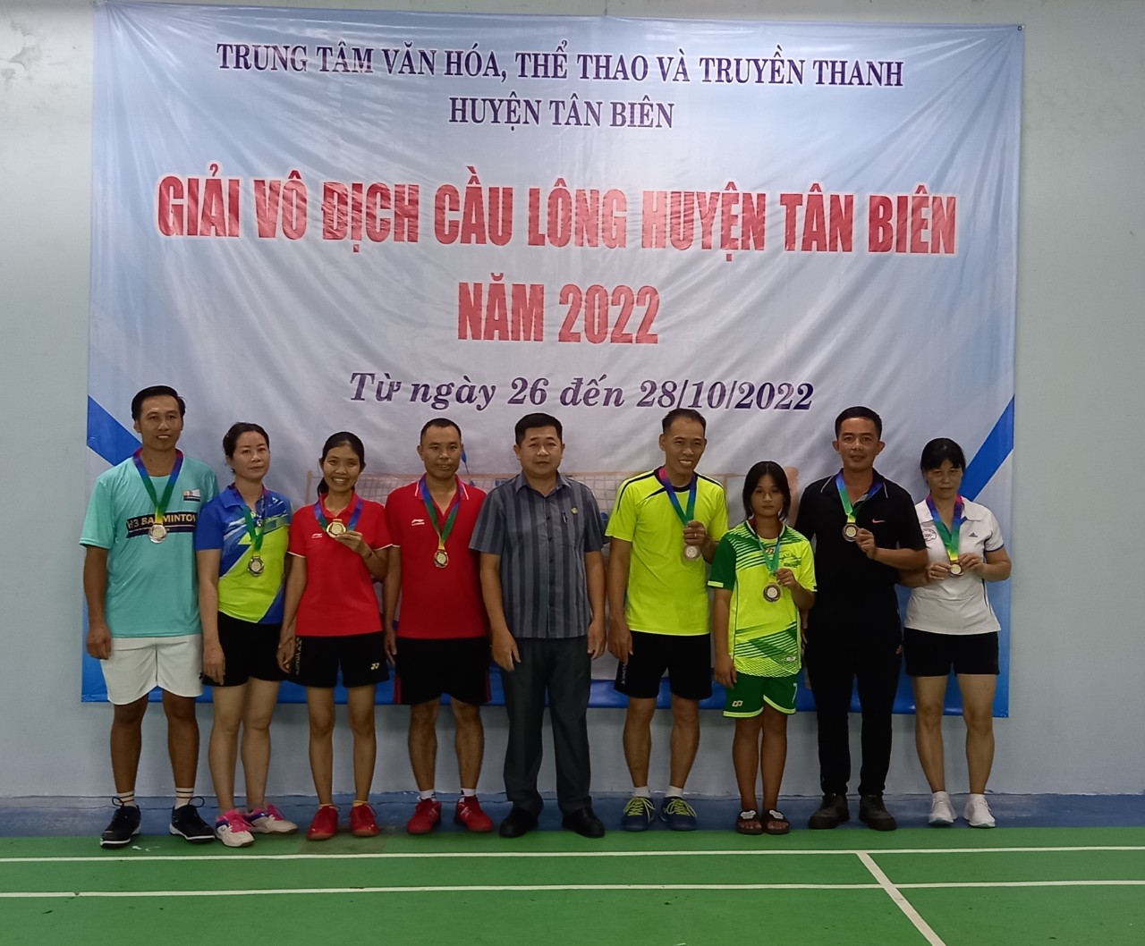 ​​​​​​​Huyện Tân Biên tổ chức Giải vô địch Cầu lông năm 2022