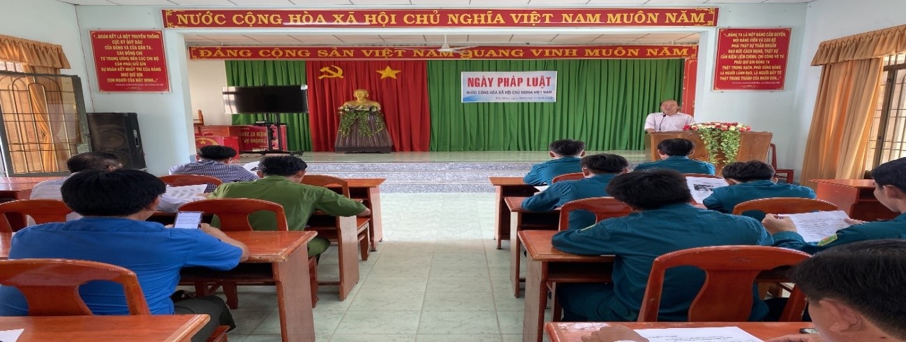 Xã Tân Bình Hưởng ứng ngày pháp luật nước  Cộng hòa Xã hội Chủ Nghĩa Việt Nam
