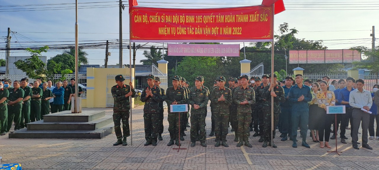 Tân Biên ra quân làm công tác dân vận đợt II năm 2022