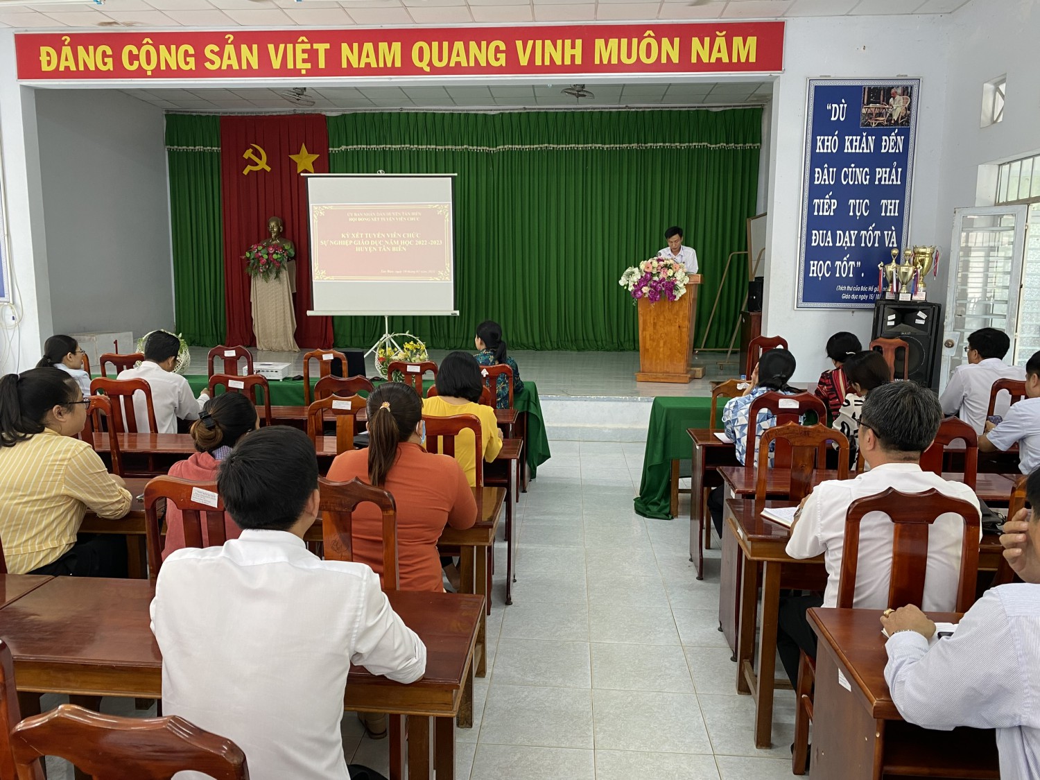 Tân Biên xét tuyển viên chức sự nghiệp giáo dục năm  học 2022-2023