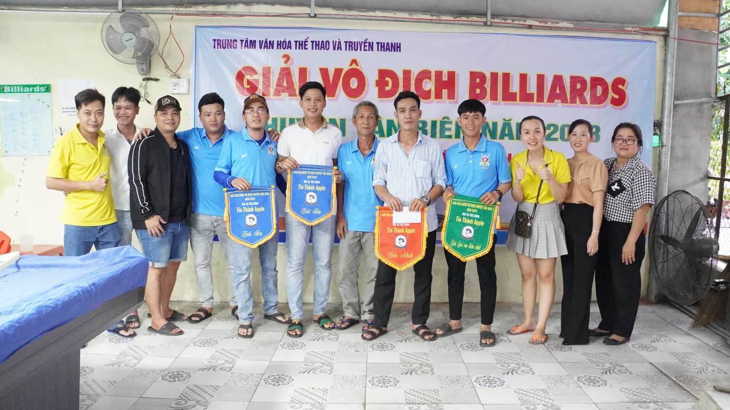 Tổ chức giải Vô địch Billiard Carom 3 băng huyện Tân Biên năm 2023