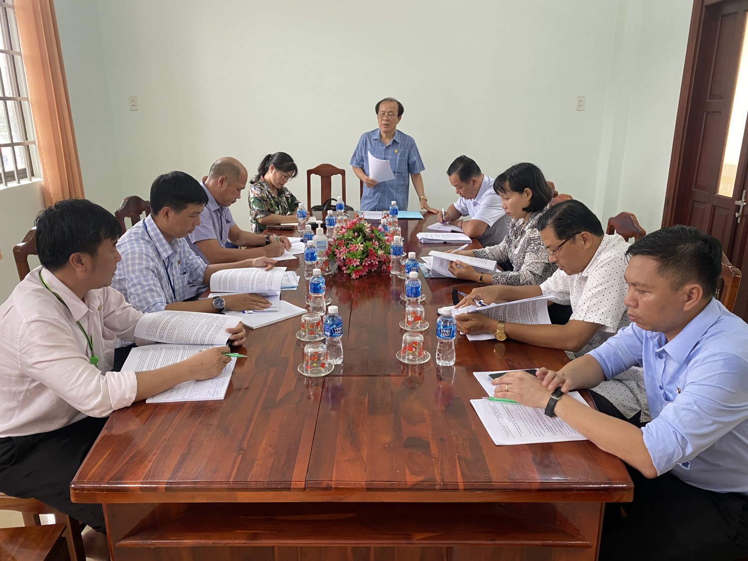 Thường trực HĐND huyện Tân Biên khảo sát thực hiện công tác cấp mới, cấp đổi giấy chứng nhận quyền sử dụng đất theo hệ thống bản đồ đo đạc chính quy