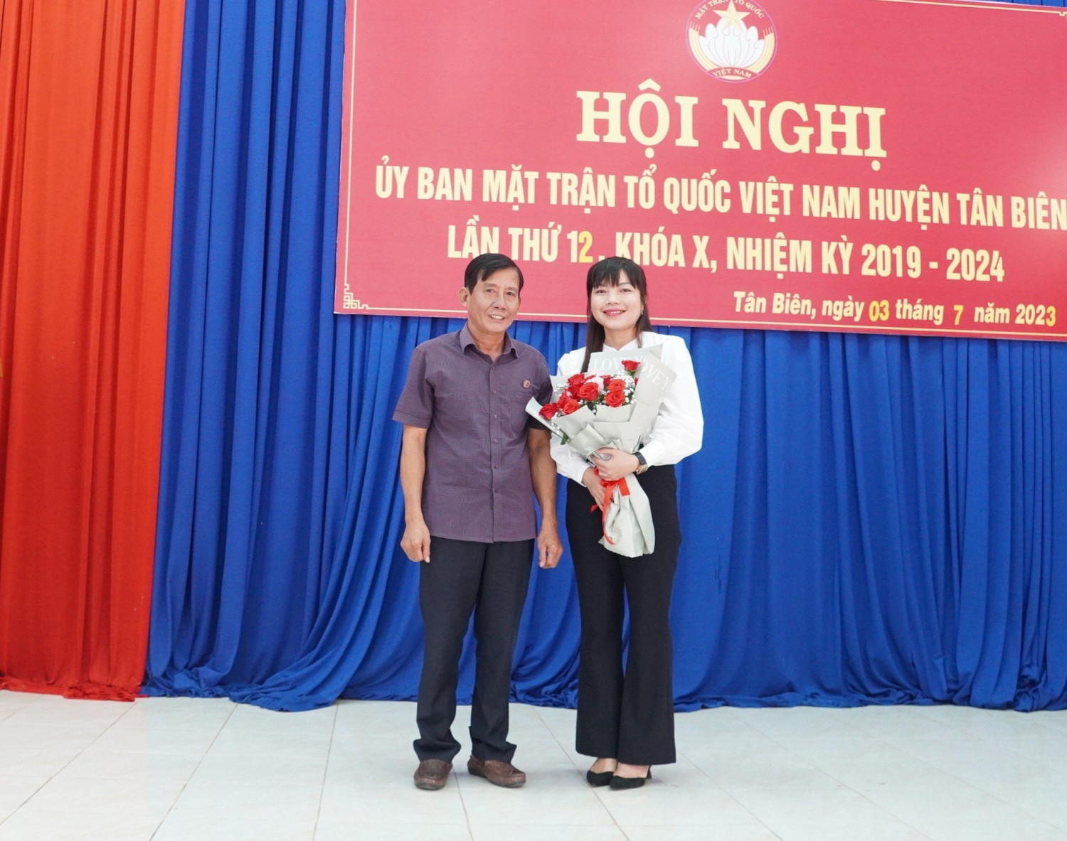 MTTQ huyện Tân Biên tổ chức hội nghị lần thứ 12, Hiệp thương cử giữ chức danh Phó chủ tịch Ủy ban MTTQ Việt Nam huyện