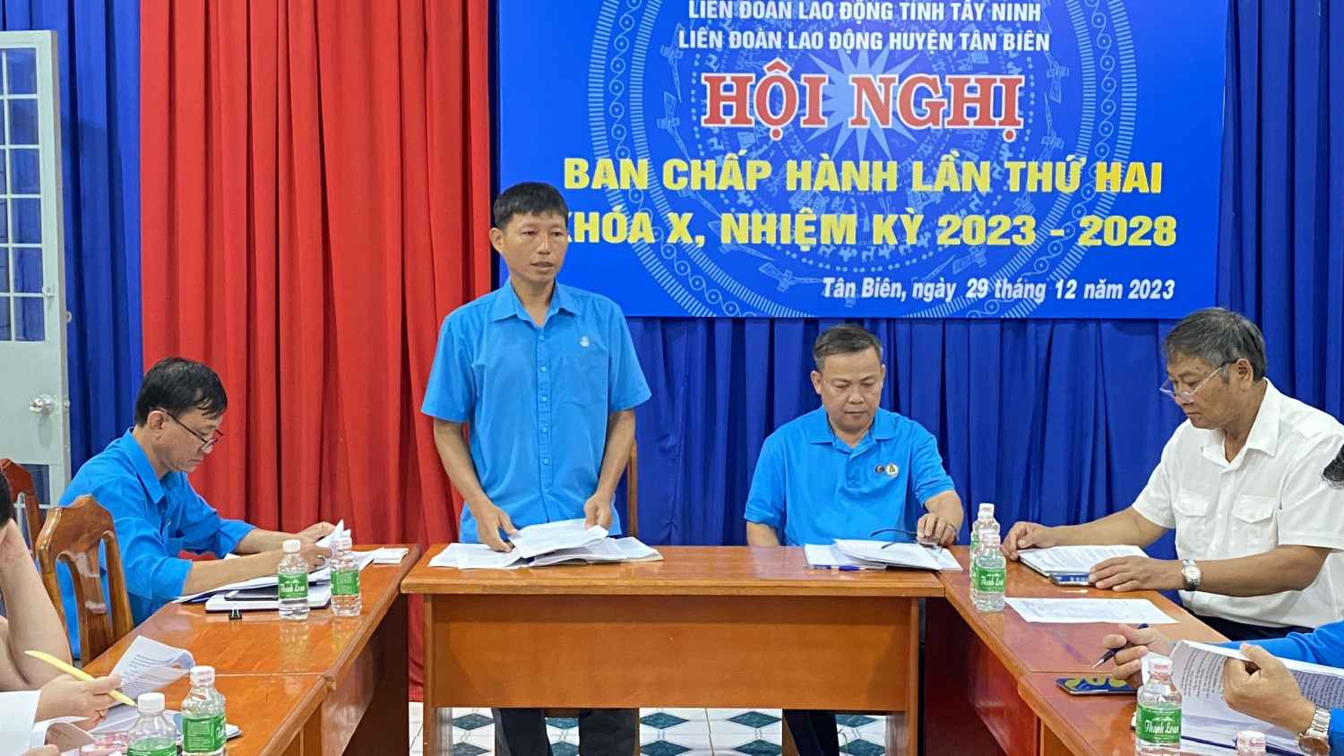 Ban chấp hành LĐLĐ huyện Tân Biên hội nghị lần thứ hai khóa X, nhiệm kỳ 2023-2028