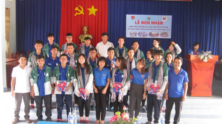 Tân Biên: Đón sinh viên tham gia chiến dịch Mùa hè xanh tại xã Mỏ Công