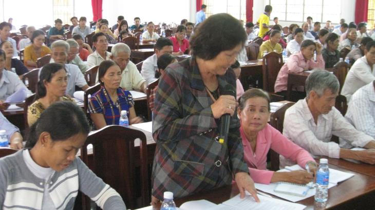  Trung ương Hội NDVN Tọa đàm nông dân với công tác bình đẳng giới và phòng, chống bạo lực gia đình tại huyện Tân Biên
