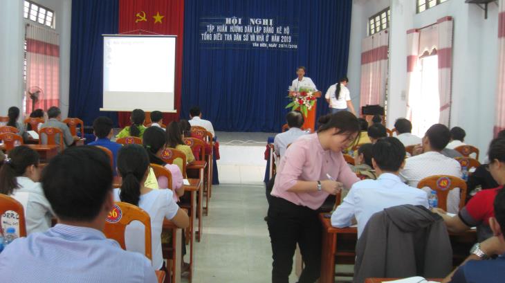 Tân Biên: Tập huấn  Tổng điều tra dân số và nhà ở năm 2019