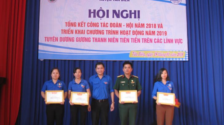 Tân Biên: Tổng kết công tác đoàn  và phong trào thanh thiếu nhi năm 2018
