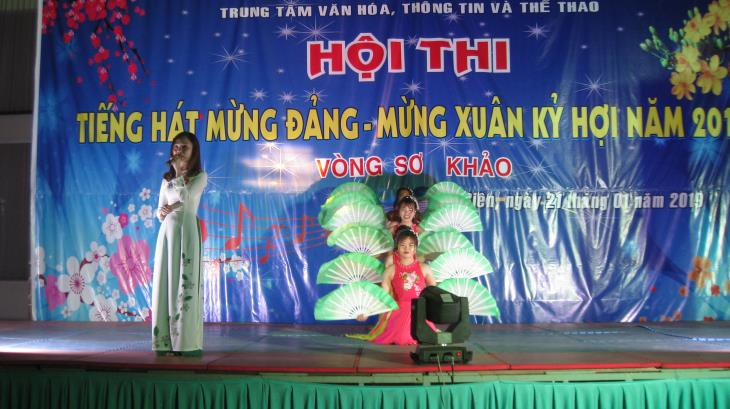  Tân Biên: Khai mạc Hội thi tiếng hát mừng Đảng, mừng xuân 2019
