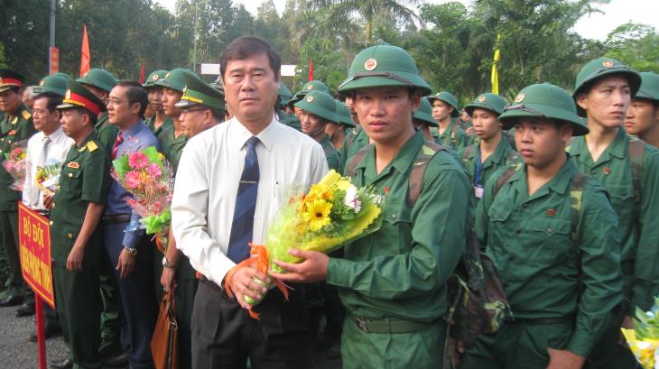 Tân Biên: Giao nhận quân năm 2019