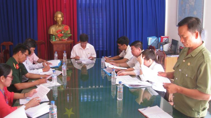  HĐND huyện Tân Biên: khảo sát công tác tuyển chọn, gọi công dân nhập ngũ tại xã Tân Bình