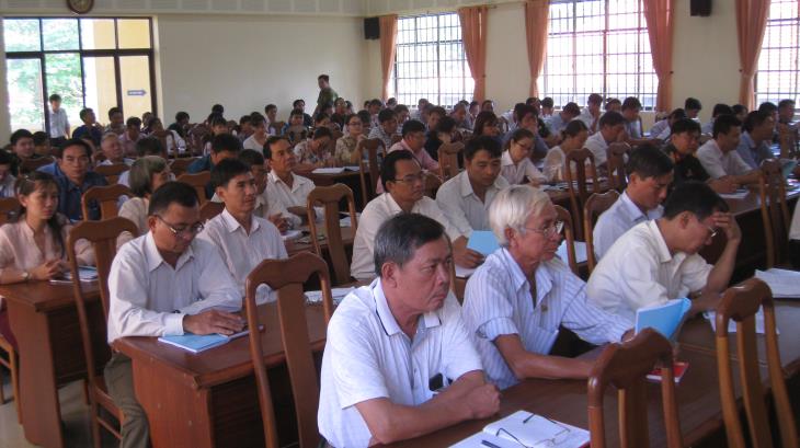 Tân Biên: Khai giảng lớp bồi dưỡng công tác Tôn giáo năm 2019
