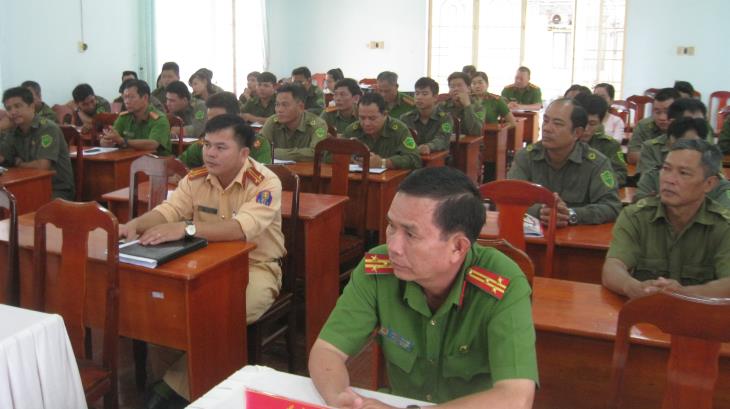 Tân Biên: Tập huấn nghiệp vụ cho lực lượng Công an xã 2019