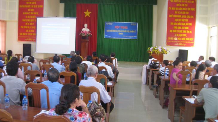  Tuyên truyền chính sách BHXH và BHYT tế tự nguyện cho nông dân huyện Tân Biên.