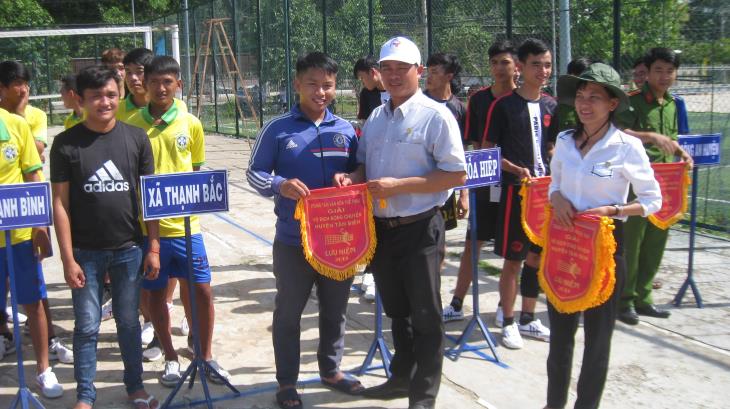Tân Biên Khai mạc giải vô địch bóng chuyền toàn huyện năm 2019
