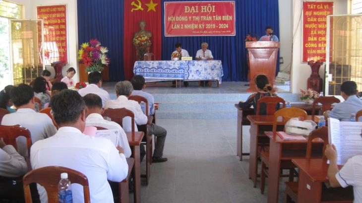 Hội Đông y thị trấn Tân Biên đại hội điểm lần thứ II nhiệm kỳ 2019-2024