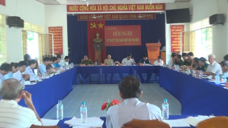 Các xã, thị trấn huyện Tân Biên hoàn thành việc xét duyệt tiêu chuẩn nghĩa vụ quân sự năm 2020