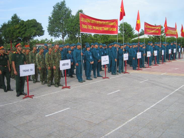 Tân Biên: khai mạc Hội thao TDTT-QP lực lượng vũ trang huyện năm 2020