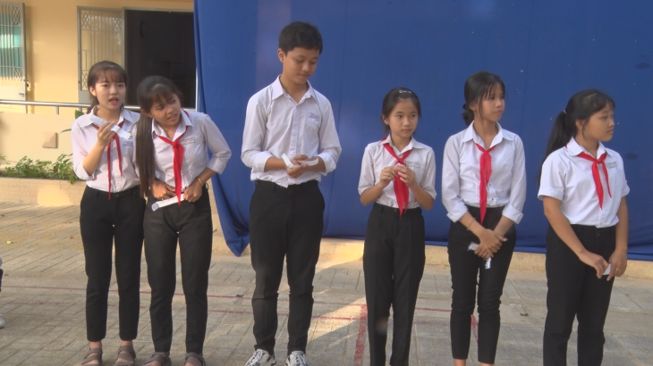 Huyện đoàn Tân Biên: Tuyên truyền phòng chống ma túy học đường cho học sinh trường THCS Thiện Ngôn