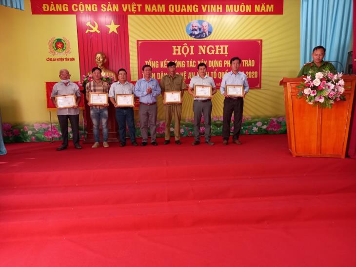 Tân Biên: Tổng kết phong trào TDBVANTQ năm 2020