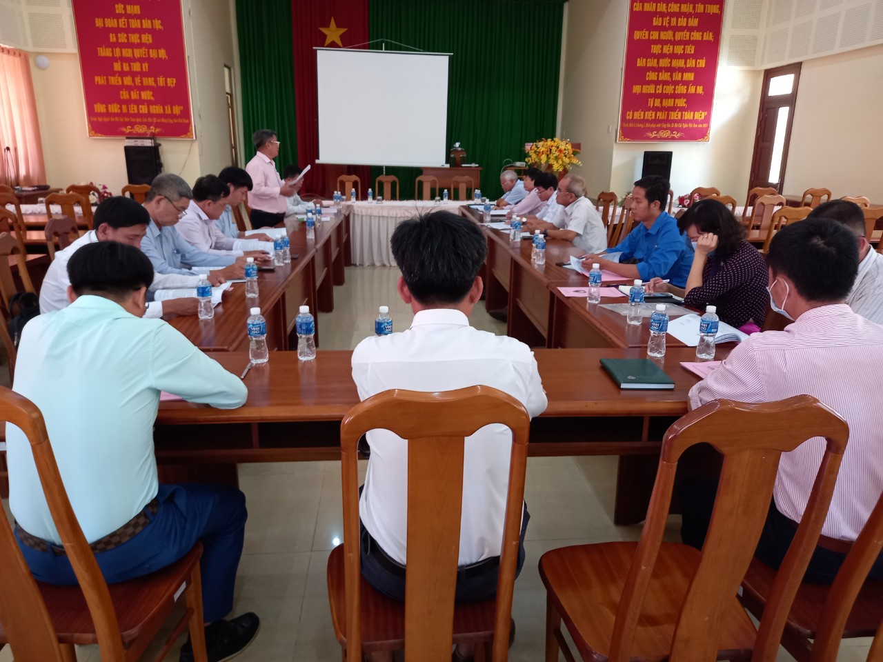 Ban đại diện HĐQT NHCSXH tỉnh  Tây Ninh kiểm tra hoạt động tín dụng  chính sách xã hội huyện Tân Biên