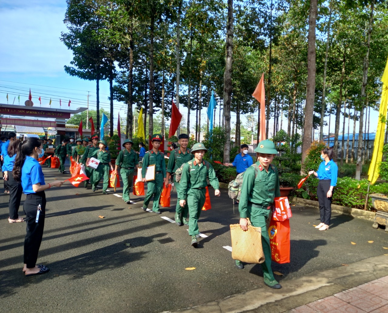 Tân Biên đón 137 quân nhân hoàn thành nghĩa vụ quân sự trở về địa phương