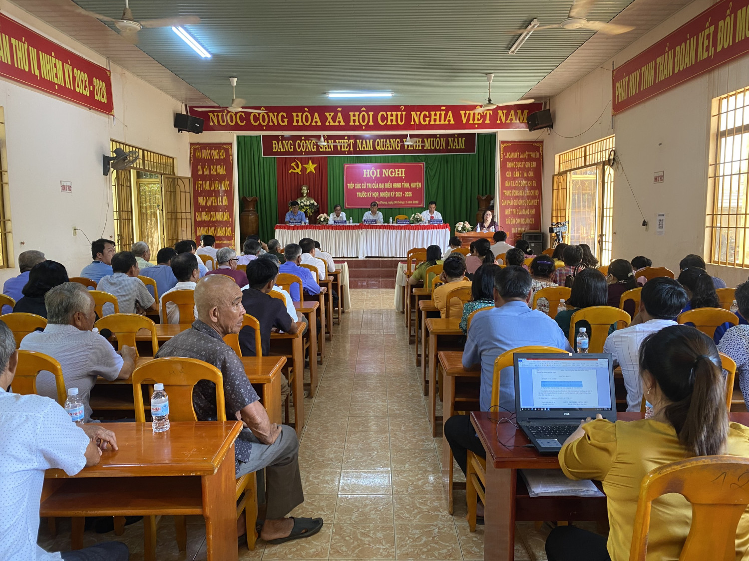HĐND tỉnh huyện TCXT xã Tân Phong trước kỳ họp