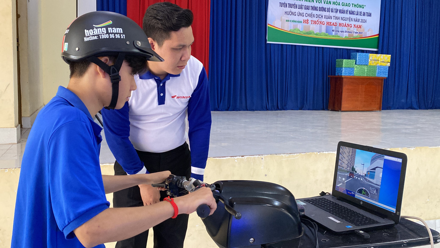 Tân Biên hơn 250 đoàn viên thanh niên được tập huấn kiến thức an toàn giao thông
