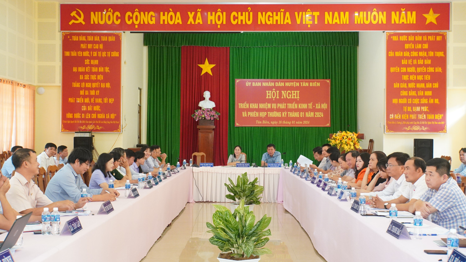 Tân Biên: Triển khai nhiệm vụ phát triển kinh tế - xã hội năm 2024