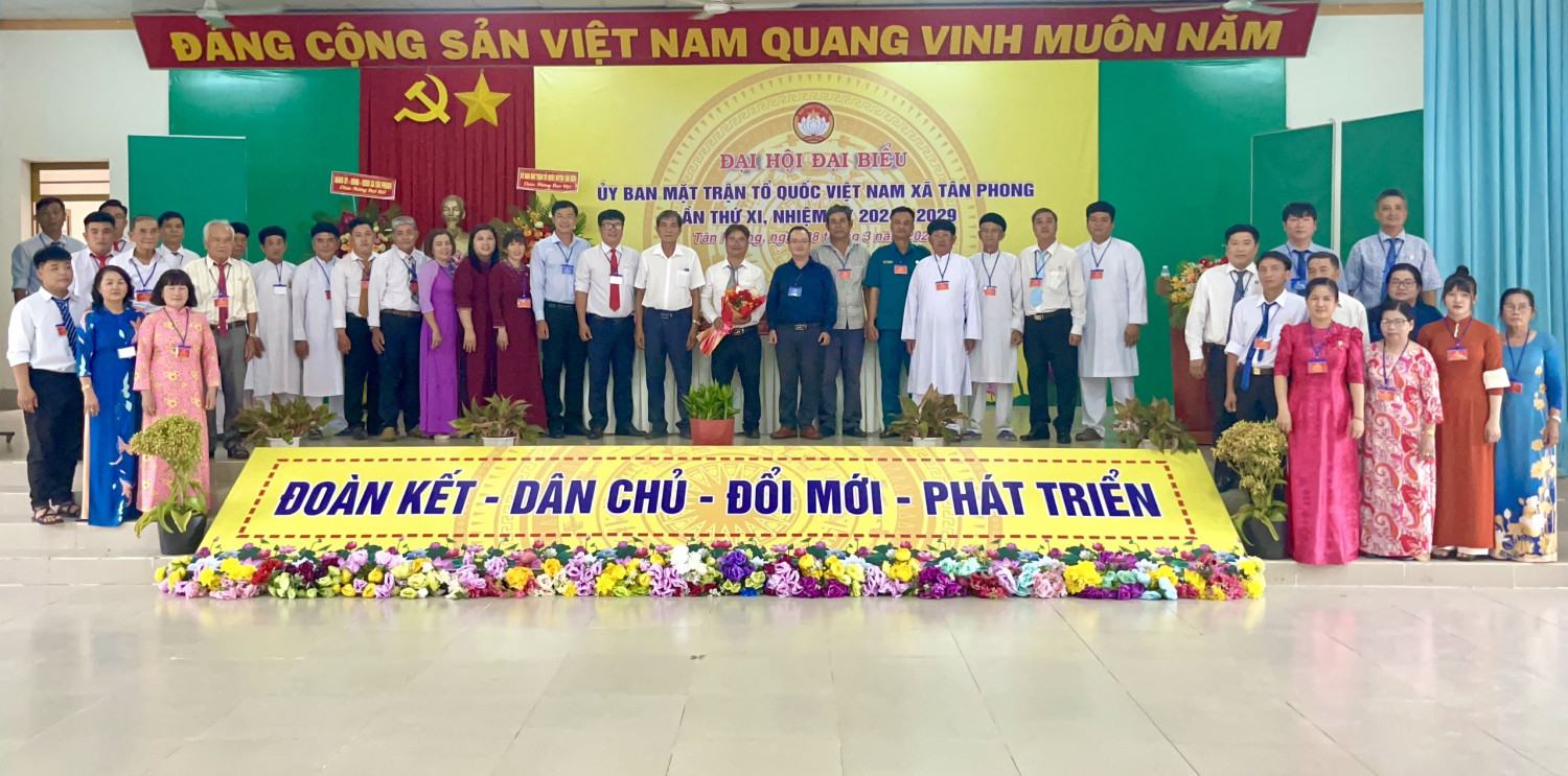 Đại hội đại biểu Mặt trận Tổ quốc Việt Nam xã Tân Phong, nhiệm kỳ 2024 – 2029