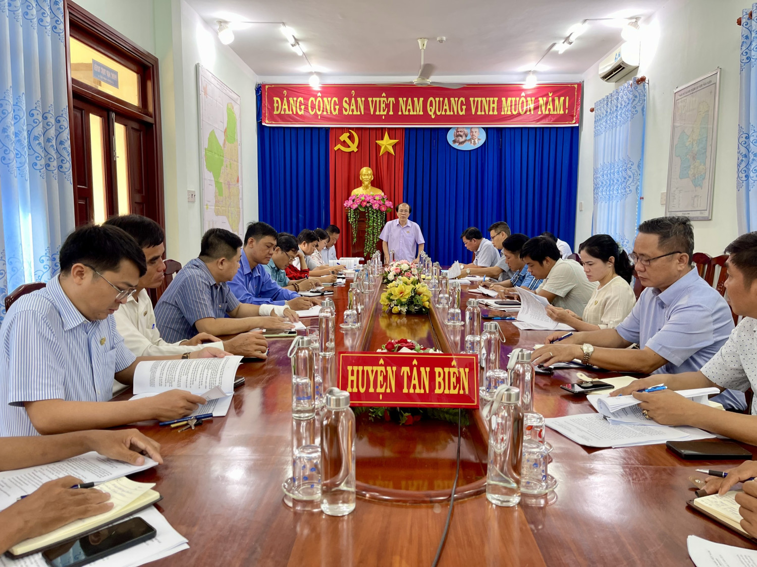 HĐND huyện Tân Biên giám sát UBND huyện về việc quản lý, sử dụng đất công cộng, đất công ích