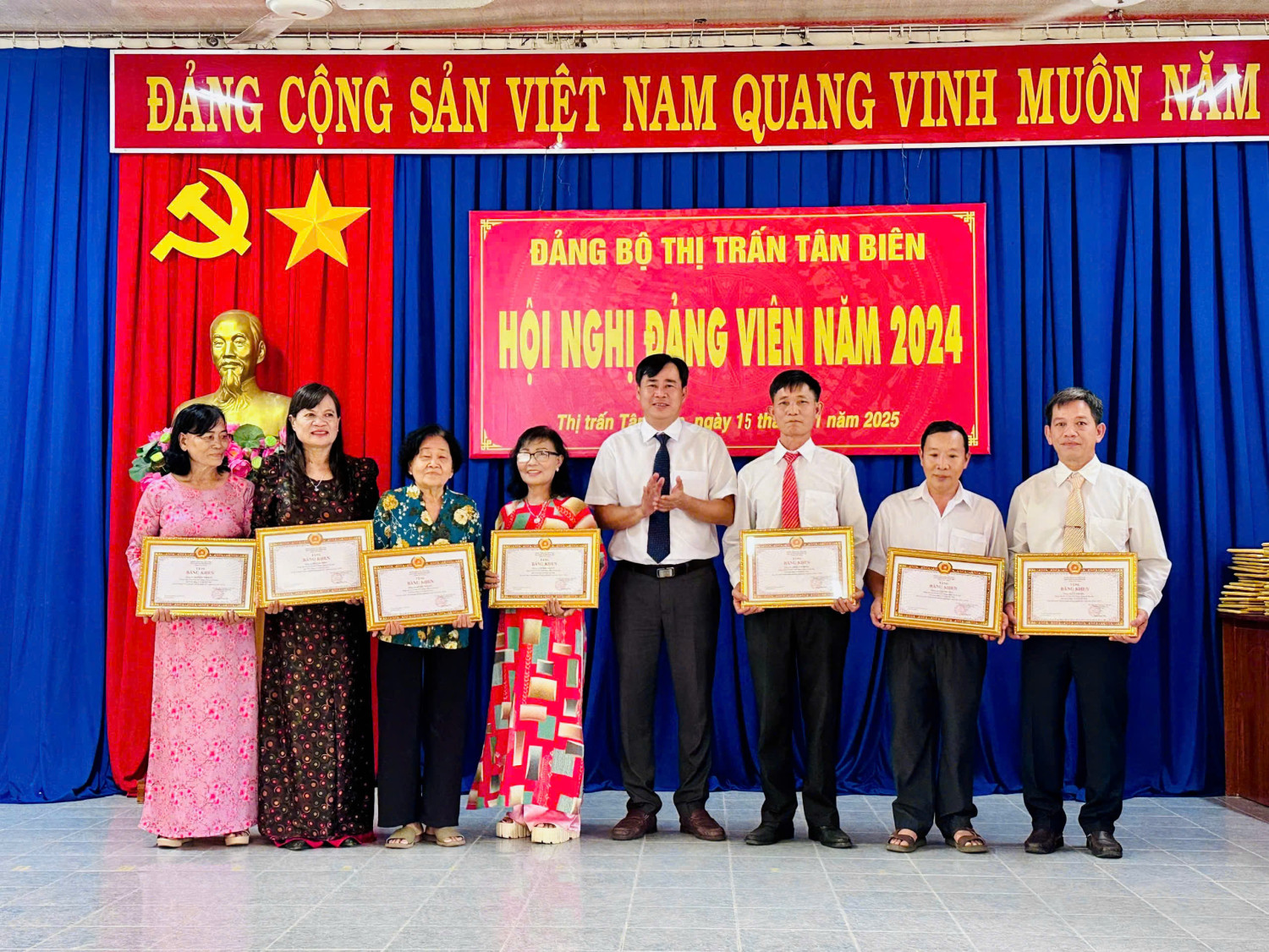 Tân Biên: Hội nghị đảng viên năm 2024