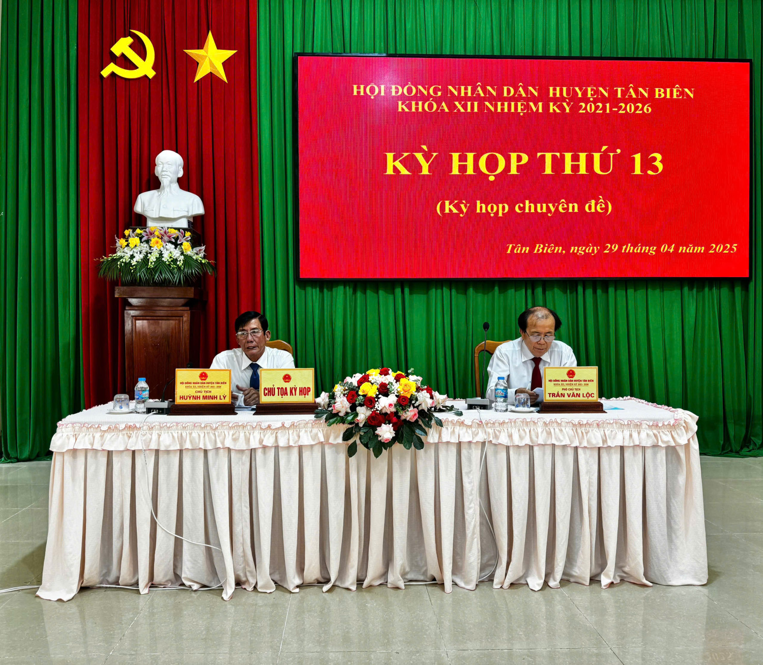 Sáng 29.4, HĐND huyện Tân Biên tổ chức kỳ họp lần thứ 13, nhiệm kỳ 2021-2026 (kỳ họp chuyên đề).
