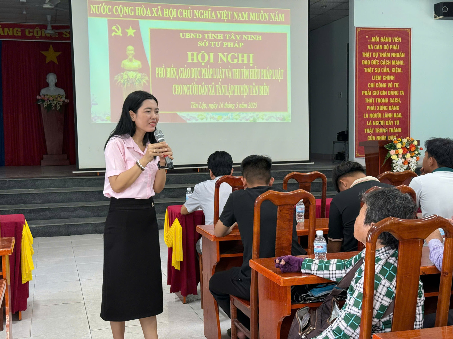 Tân Biên: Đẩy mạnh phổ biến, giáo dục pháp luật tại xã Tân Lập