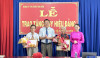 Tân Biên Trao huy hiệu 55 năm tuổi Đảng cho 2 đảng viên thuộc Đảng thị trấn