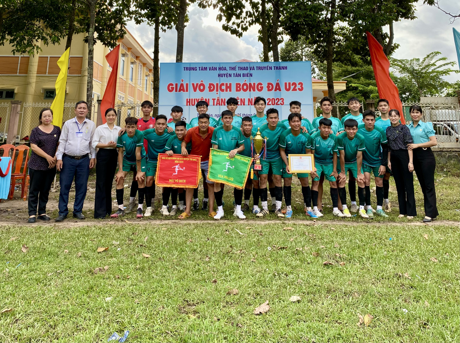 Bế mạc giải giải bóng đá U23 huyện Tân Biên năm 2023