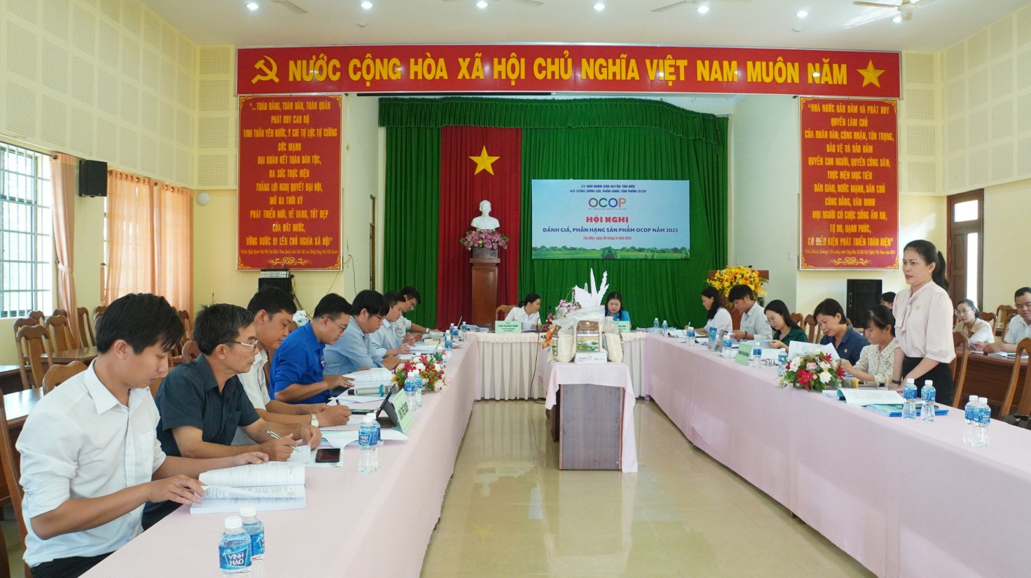 Tân Biên: tổ chức hội nghị đánh giá, phân hạng sản phẩm OCOP năm 2023