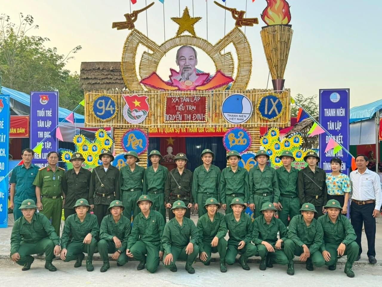 Tân Biên: Khai mạc hội trại tuổi trẻ tòng quân năm 2024