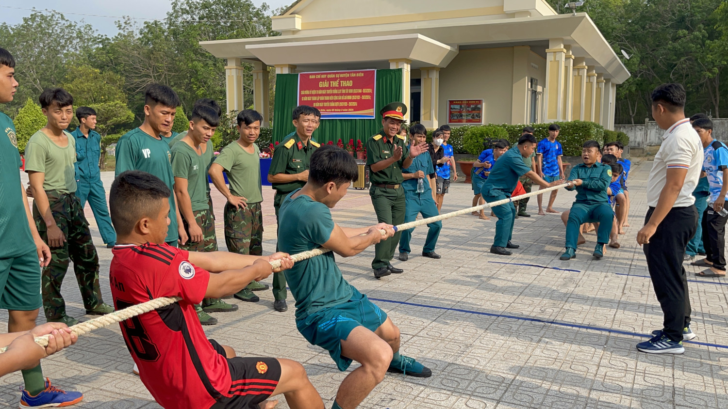 Ban CHQS huyện tổ chức giải thể thao kỷ niệm 78 năm ngày truyền thống LLVT tỉnh Tây Ninh